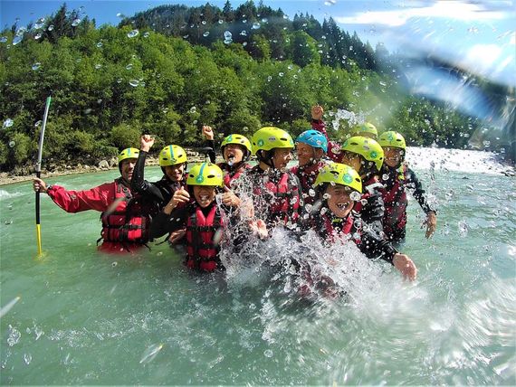 Familien Rafting